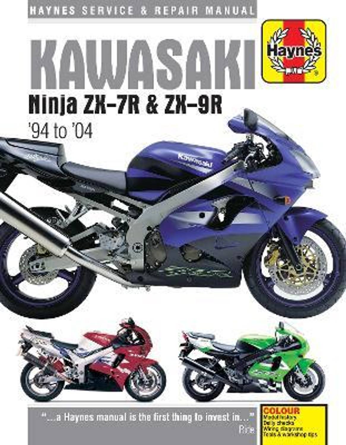 Rページ　0ah Kawasaki ZX-7R & ZX-9R Ninja (94 - 04): Buy Kawasaki ZX-7R & ZX-9R