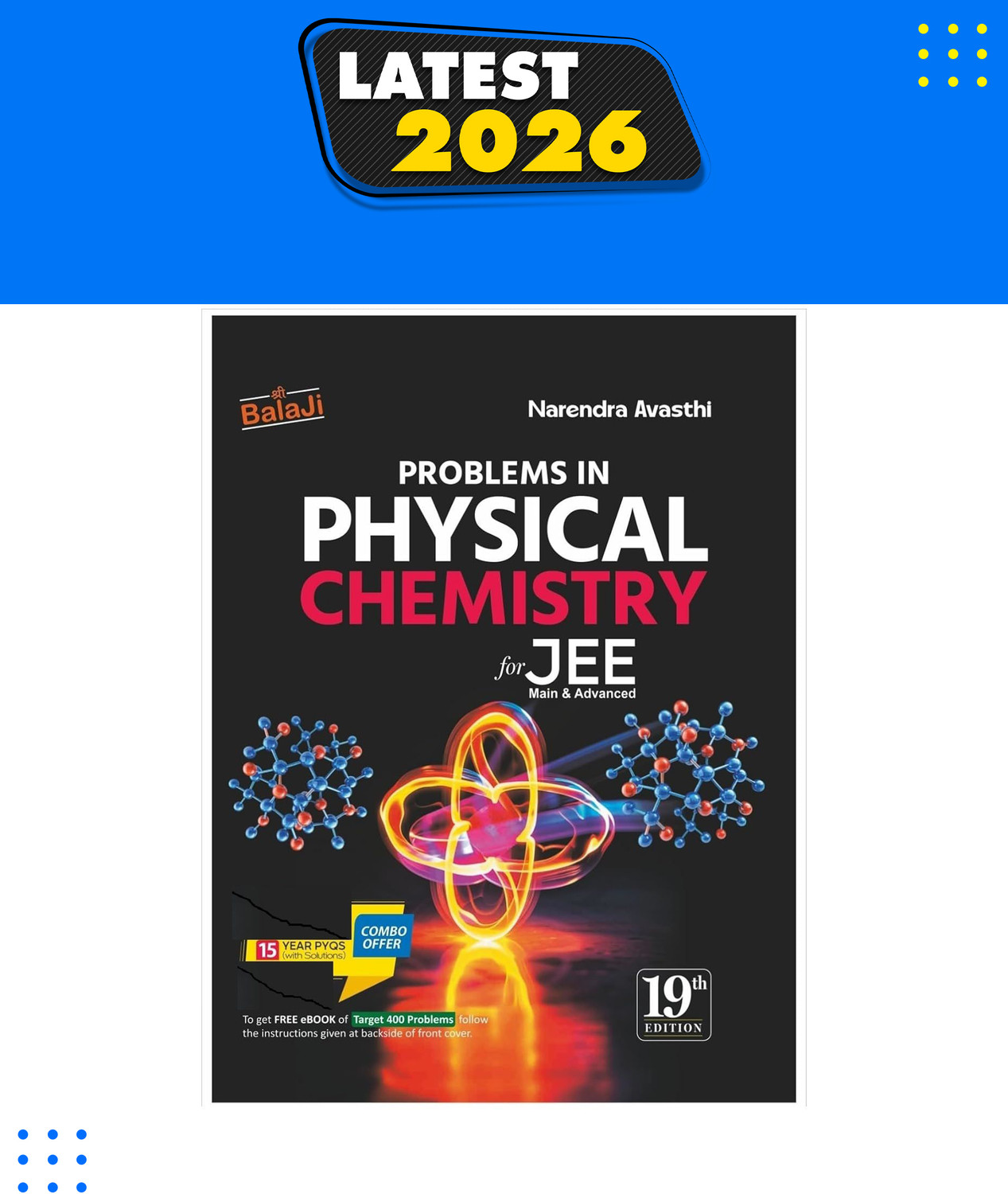 Image of Balaji Problems in Physical Chemistry for JEE