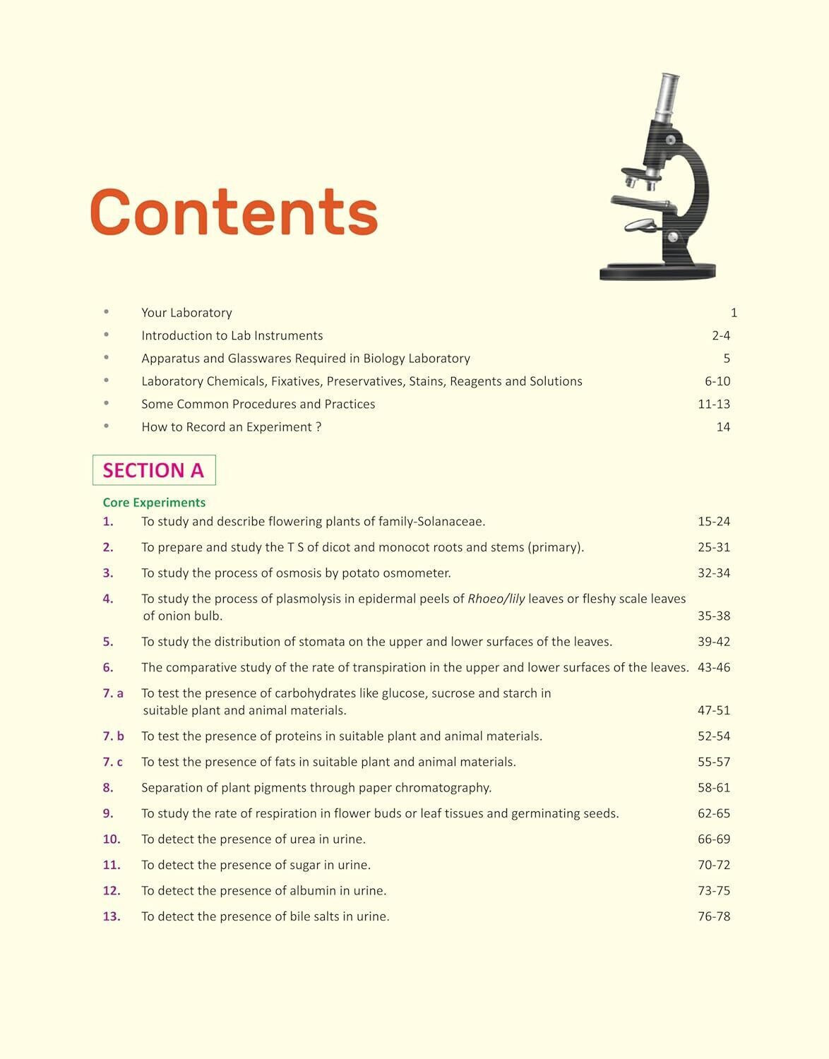 Image of Arihant Laboratory Manual Biology for CBSE Class XI (11th) | Complete Practical Book with Experiments, Viva Voce Questions & Answers | NCERT Compliant Lab Book