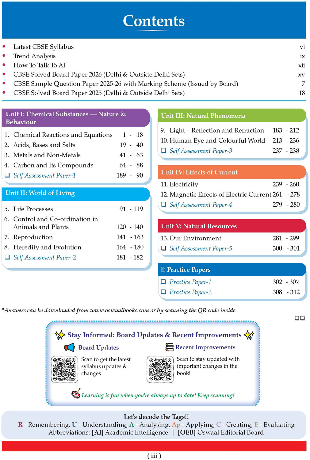 Image of CBSE Class 10 Science Question Bank | Chapter & Topic-wise Solved Papers (2017 2026) | Based on Syllabus (April 2026) | Includes 2026 Papers | | For 2027 Exam