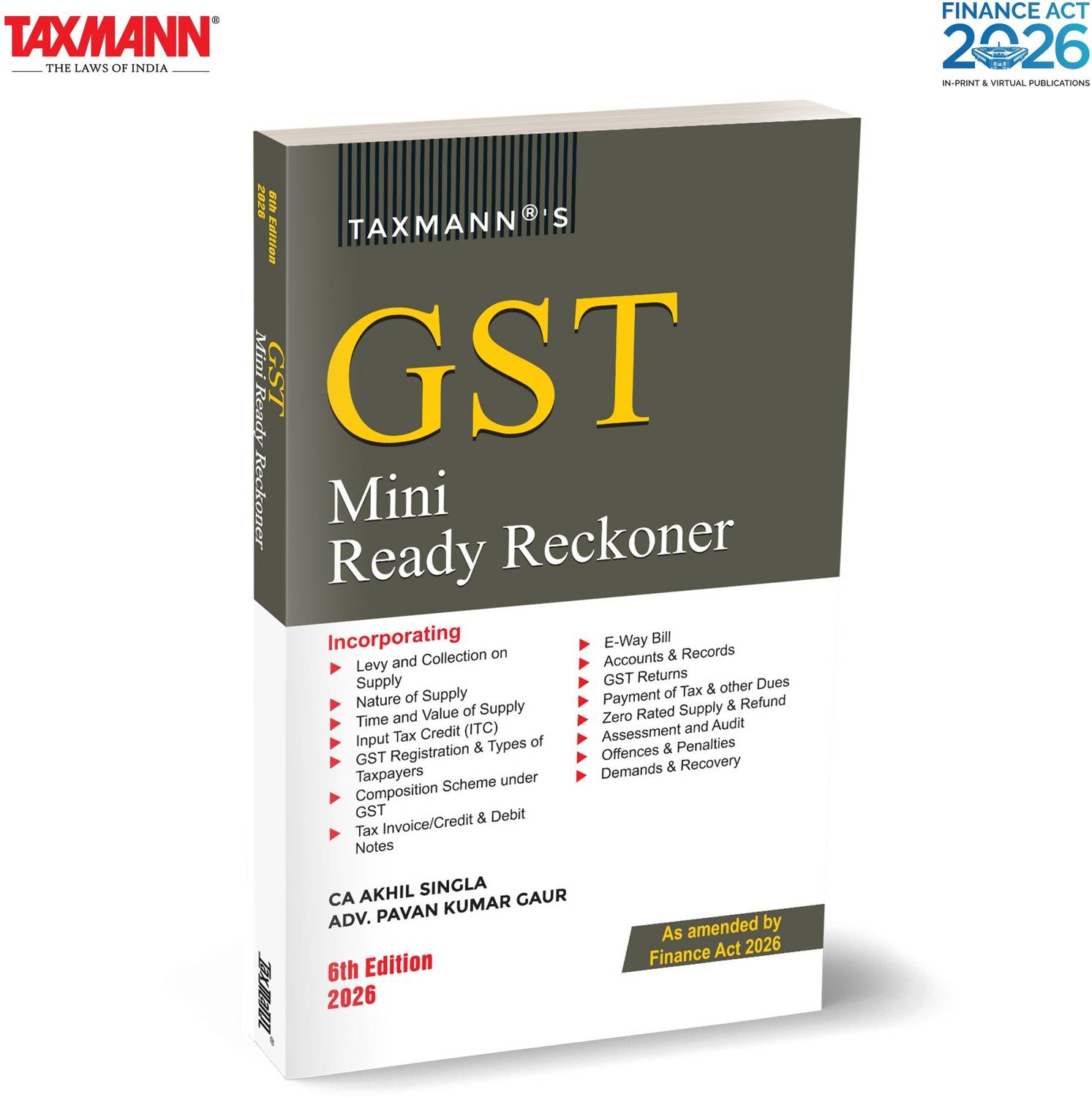 Taxmann GST Mini Rate Reckoner 6th Edition - Image 1