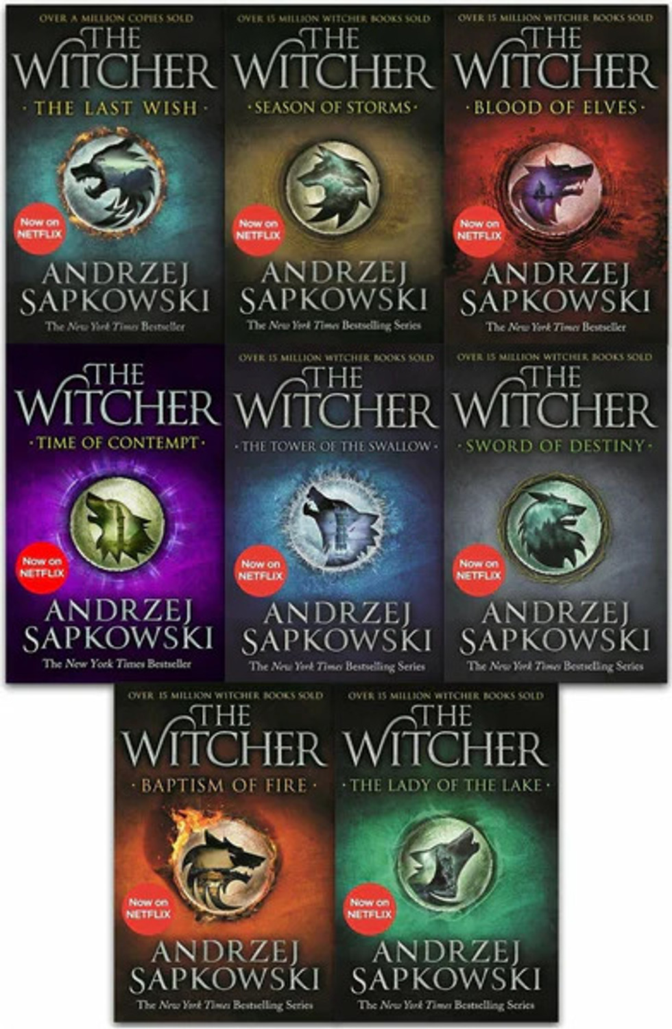 Image of The Complete Witcher Series (8 Books Collection Box Set)