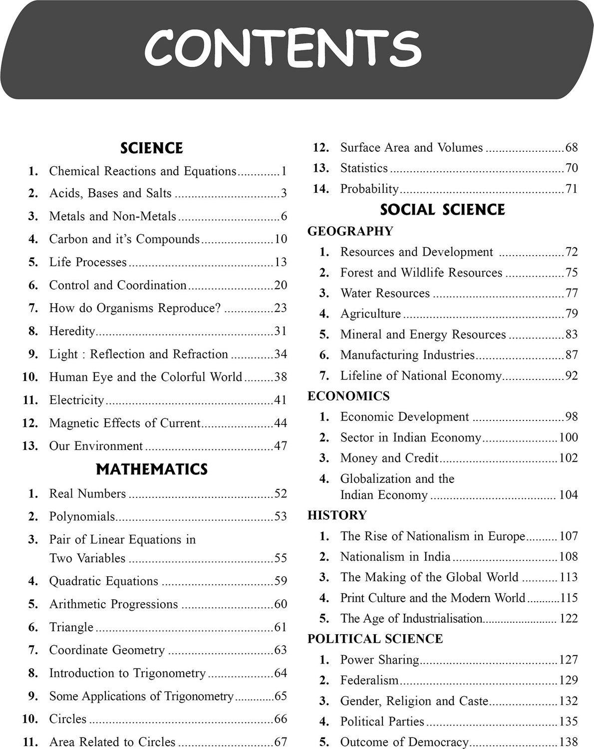 Image of PW CBSE Class 10th Chapter-wise Topper's Handwritten Short Notes for 2027 Board Exams | Mathematics, Science & Social Science