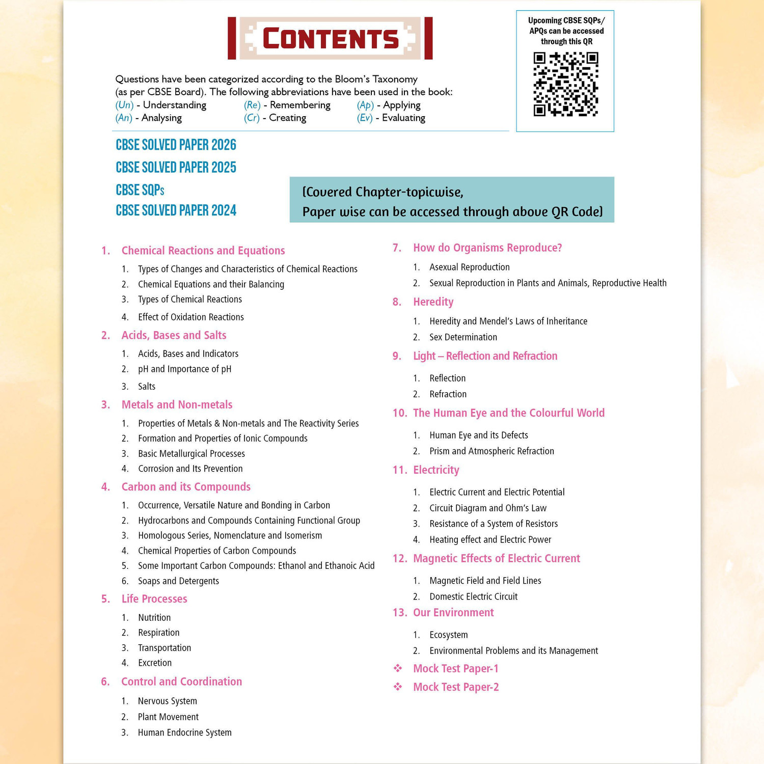 Image of PW CBSE Question & Concept Bank Class 10 Science 2027 Solved By Rakshak Sir, Samridhi Mam, Sunil Vijay Sir
