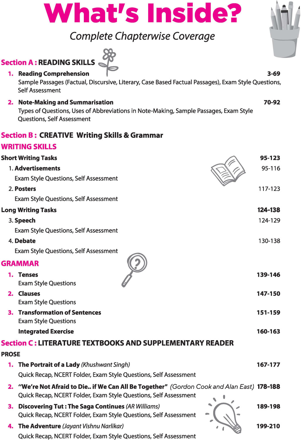 Image of Arihant All in One English Core Class 11 for CBSE Exam 2026-27 | NCERT Based Complete Theory, Practice Exercises, CBQs, A-R, Sample Papers & Mind Maps