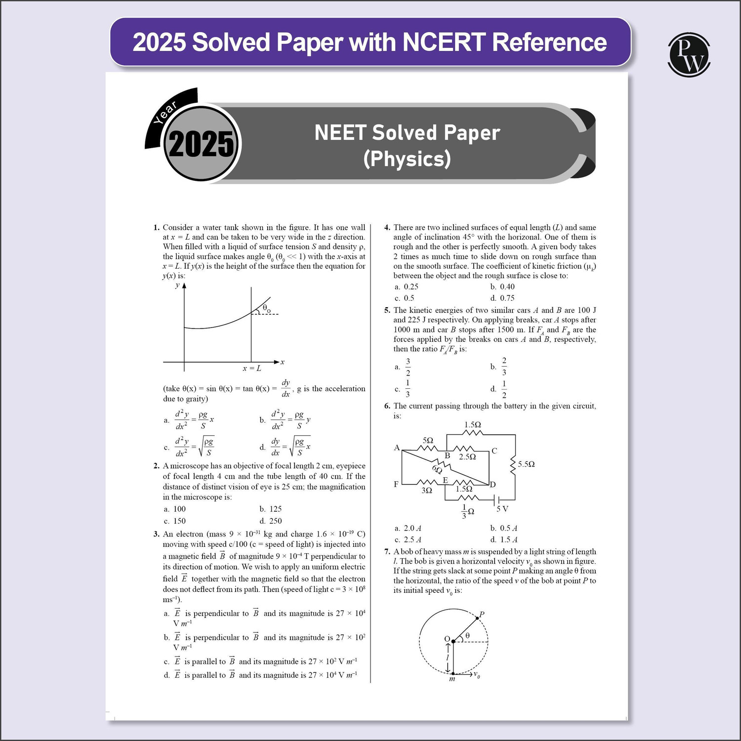 Image of PW NEET 13 Years PYQs English (2025-2013) Chapterwise & Topicwise Solved Papers (Paperback, PW)