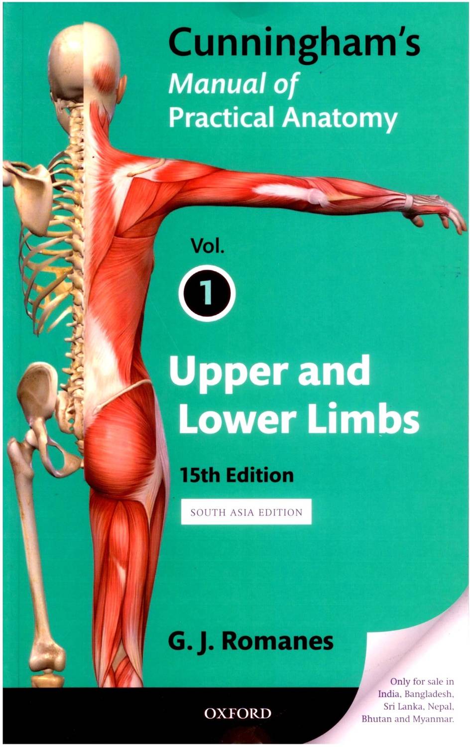 Oxford Cunningham's Manual of Practice Anatomy: Volume 1, 2nd Edition - Image 1