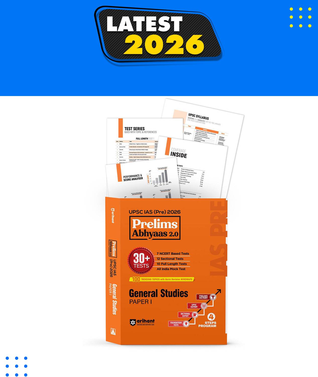 Arihant UPSC IAS Prelims Abhyaas 2.0 Exam 2025-26 | General