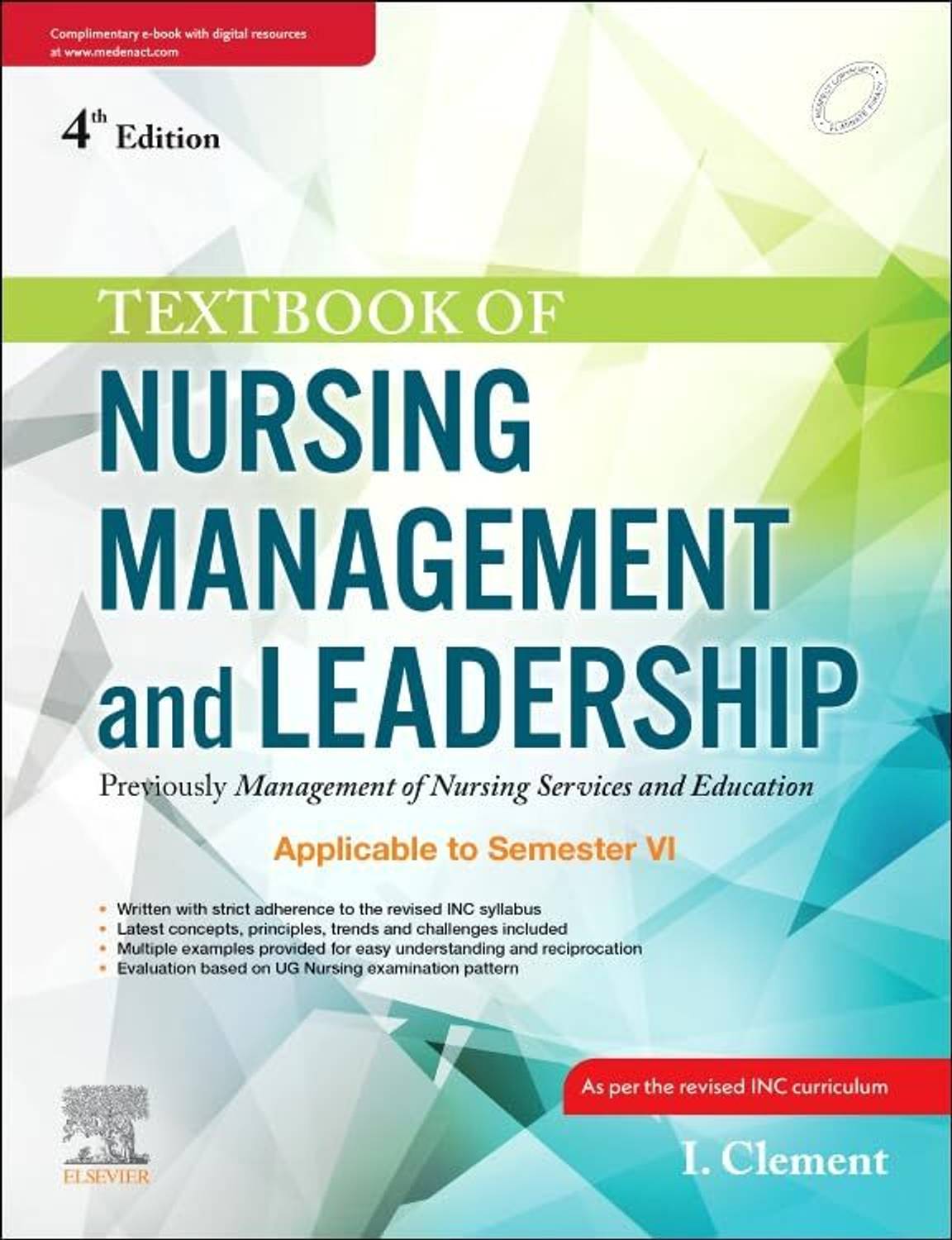 Textbook of Nursing Management and Leadership, 4e: Buy Textbook of