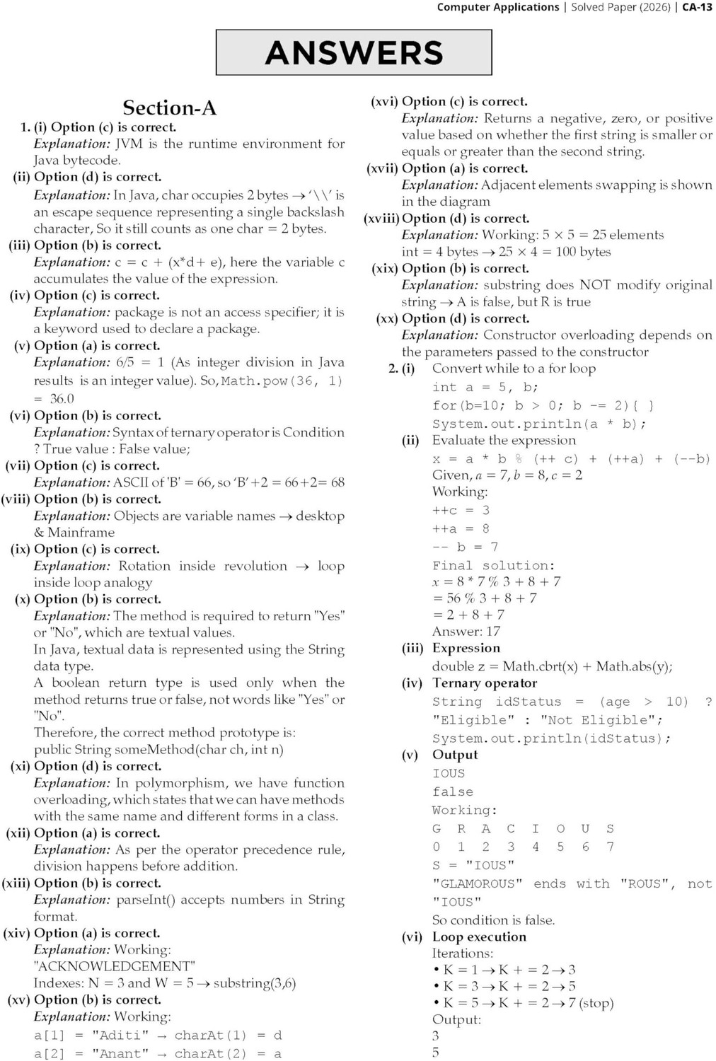 Image of ICSE 10 Previous Years' Solved papers | Year-wise (2017-2026) |Class-10 | Computer Applications | For 2027 Exam | Oswaal AI