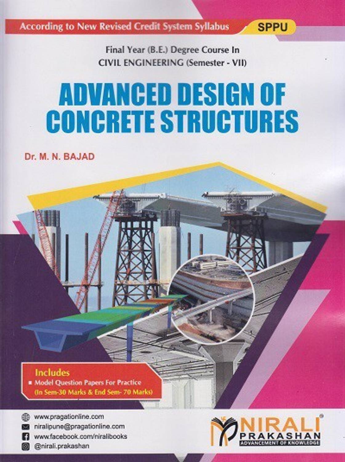 ADVANCED DESIGN OF CONCRETE STRUCTURES - Final Year BE Degree Course in Civil Engineering - Semester 7 - SPPU