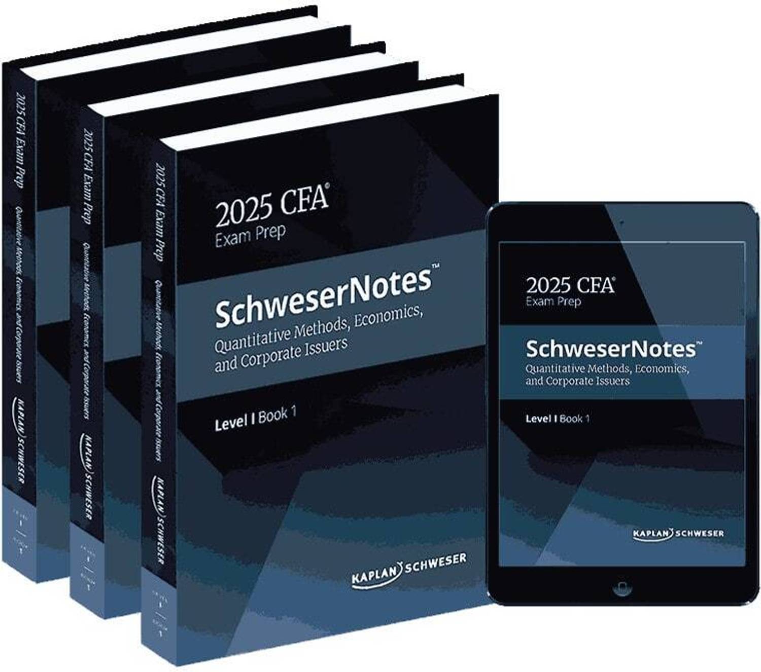 2025 FRM Exam Prep Part 1, KPLN SCHW Notes, 4 Syllabus Book: Buy
