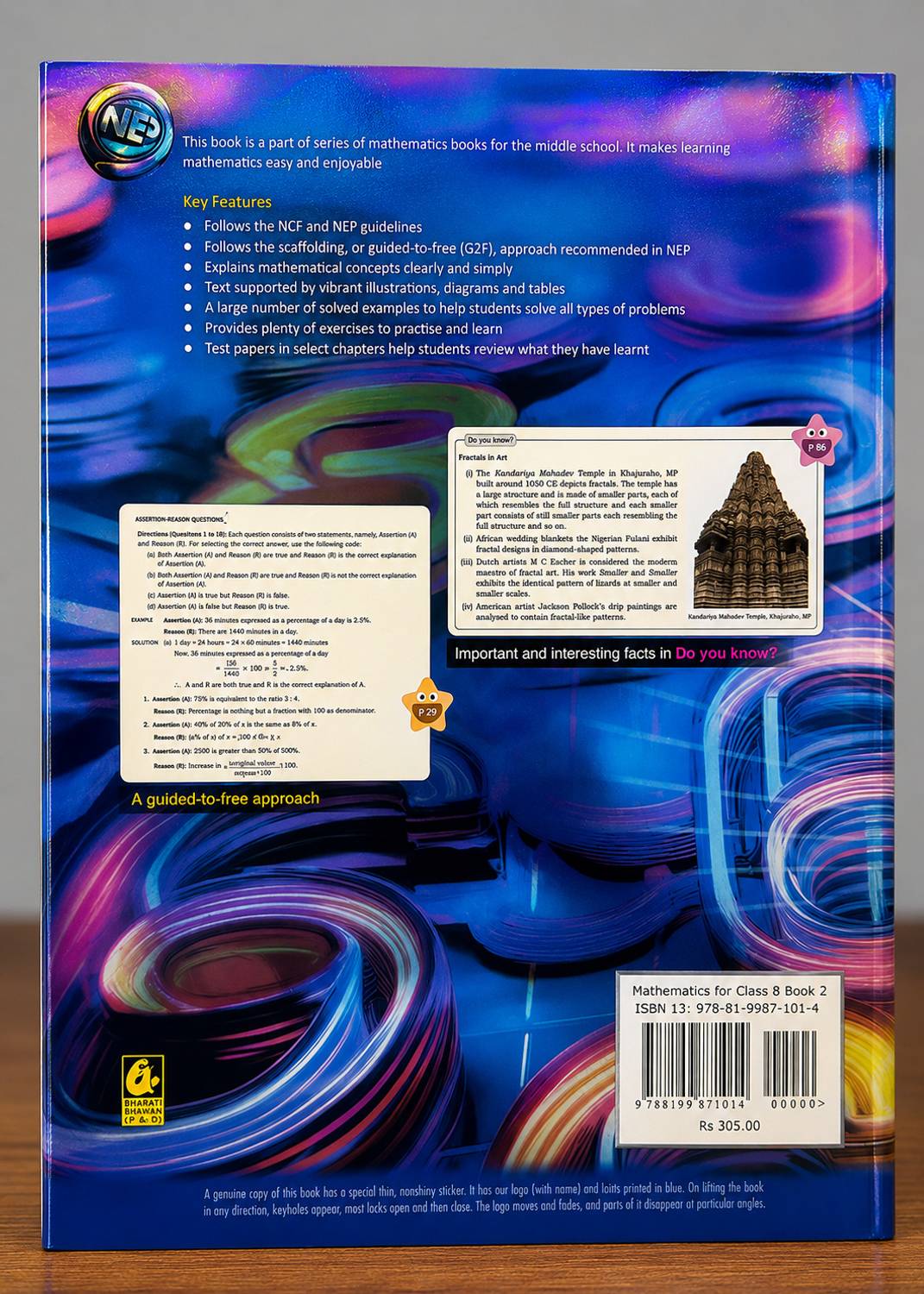 BHARTI Mathematics For Class 8 Book 2 by R S Aggarwal - Image 2