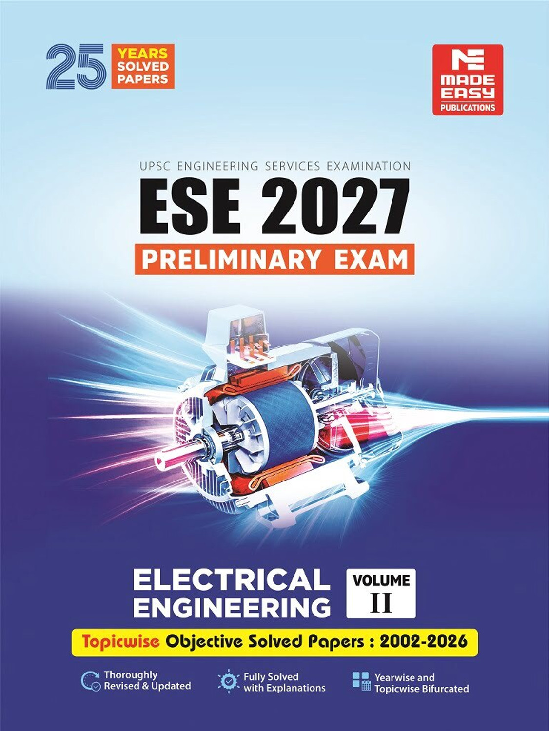 Image of ESE 2027: Preliminary Exam: Electrical Engineering Objective Solved Paper Vol-2