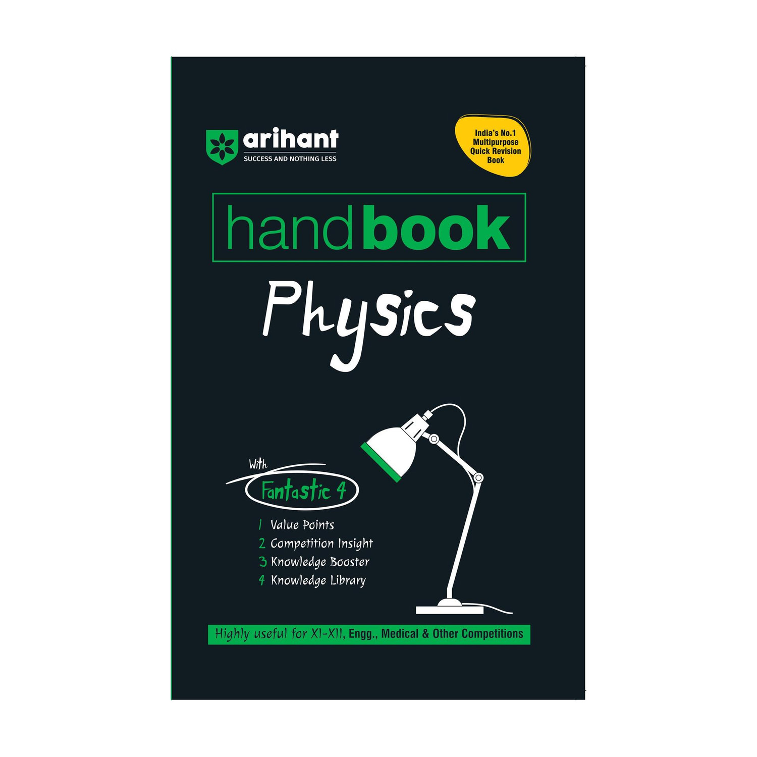 Image of Arihant Handbook Physics For Class 11-12 | With Quick Revision Guide| Jee, CBSE, Medical, Engineering Entrance Exams 2026-2027 | With Value Points, Competition Insight, Knowledge Boosters, Knowledge Library | English Medium