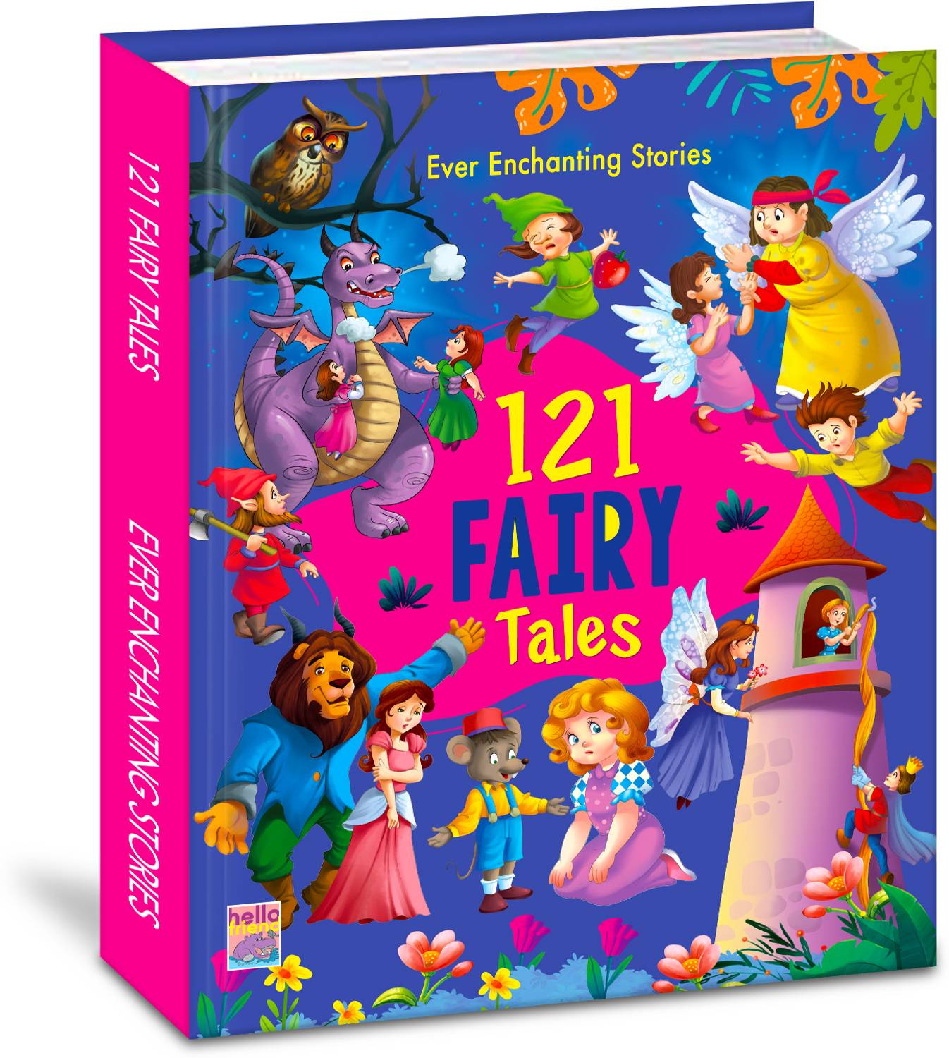 121 FAIRY TALES BOOK 64PP (Edition01) - Illustrated Story Books for Kids and Childrens - Bedtime Traditional Short Stories with Colourful Pictures in English - Ages 3+ Years
