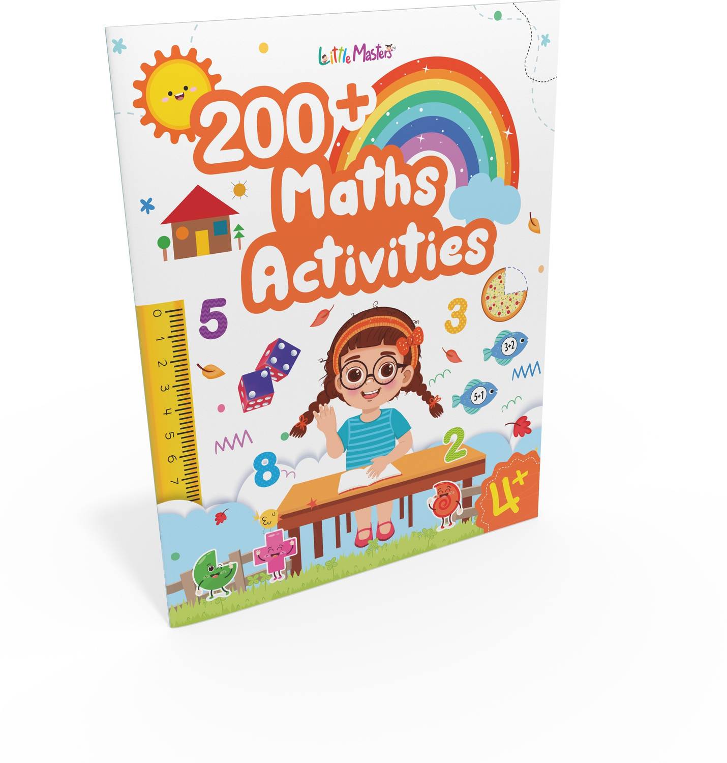200+ Maths Activity Book – Engaging, Daily Learning, Mindful Activities and Puzzles for Young Learners: Count & Write, Abacus, Add & Subtract (Activity Book for Kid)