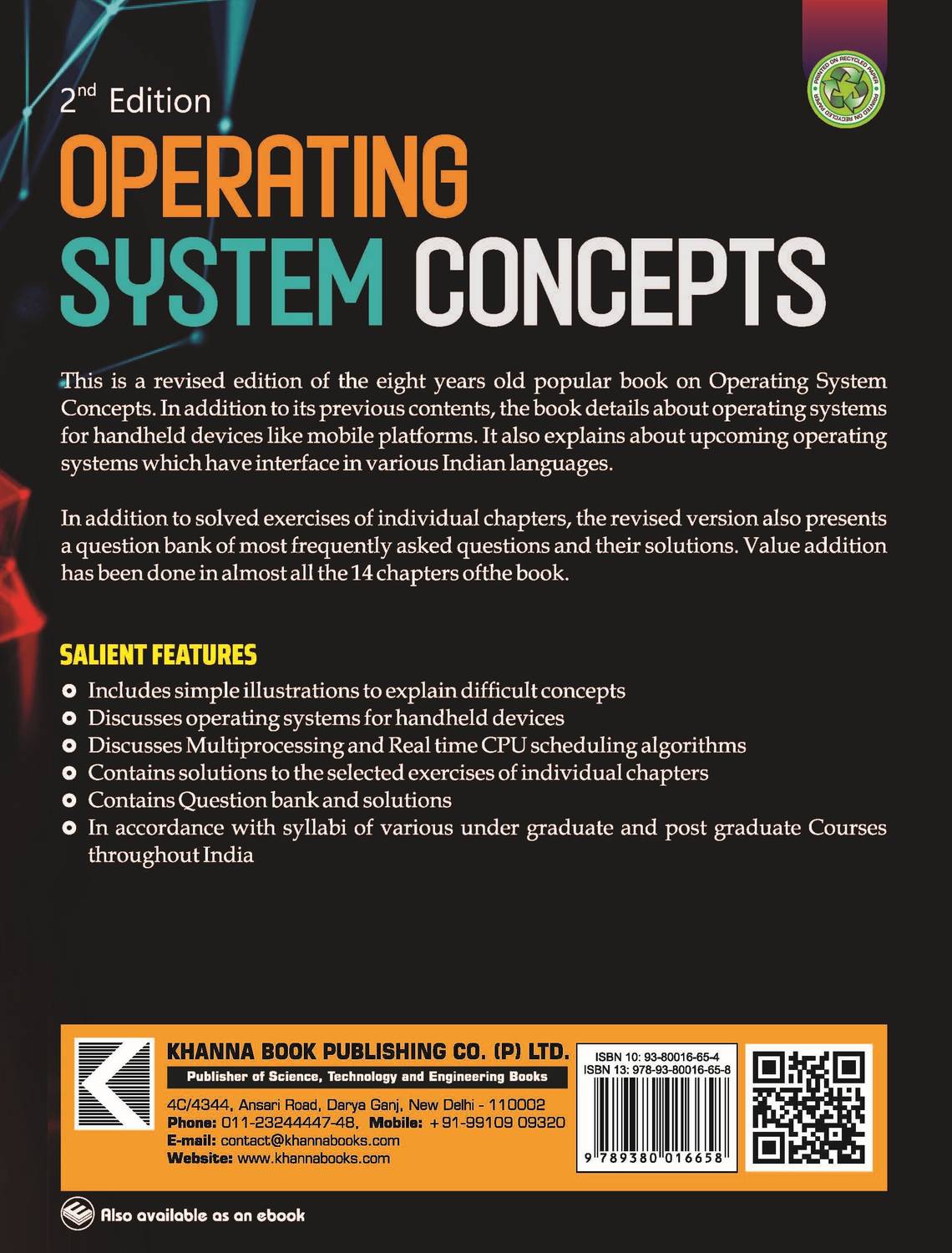 語学・辞書・学習参考書 OPERATING SYSTEMS Concepts and Design Operating System Concepts 2 Edition: Buy Operating System Concepts