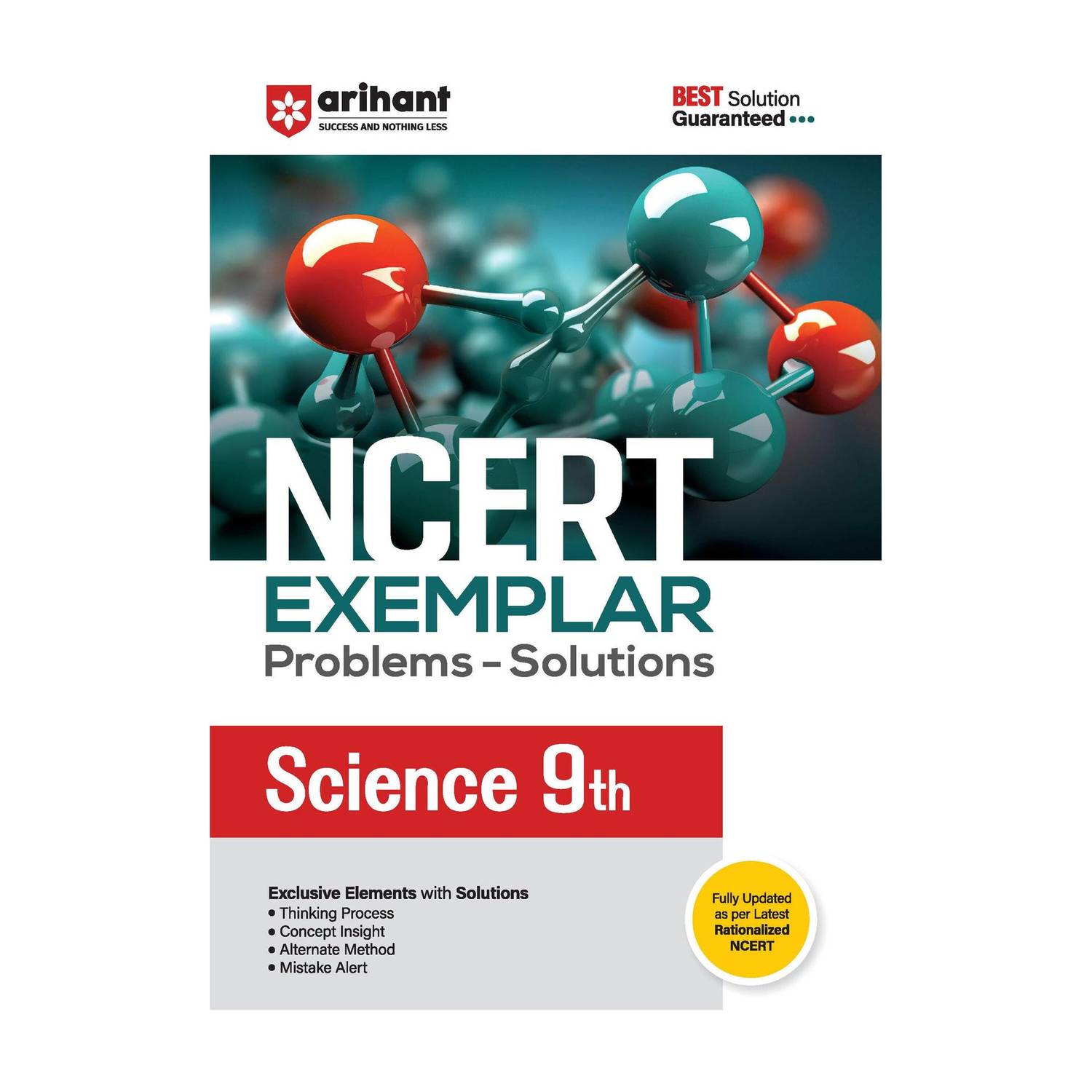 Arihant NCERT Exemplar Science Class 9th Problems & Solutions with Exclusive Elements Thinking Process, Concept Insight, Mistake Alert | For Exam 2026-27