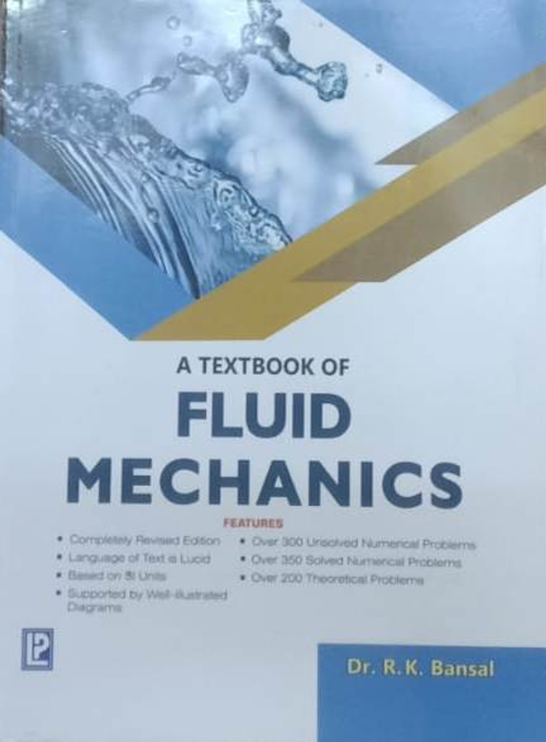 Image of A TEXTBOOK OF FLUID MECHANICS