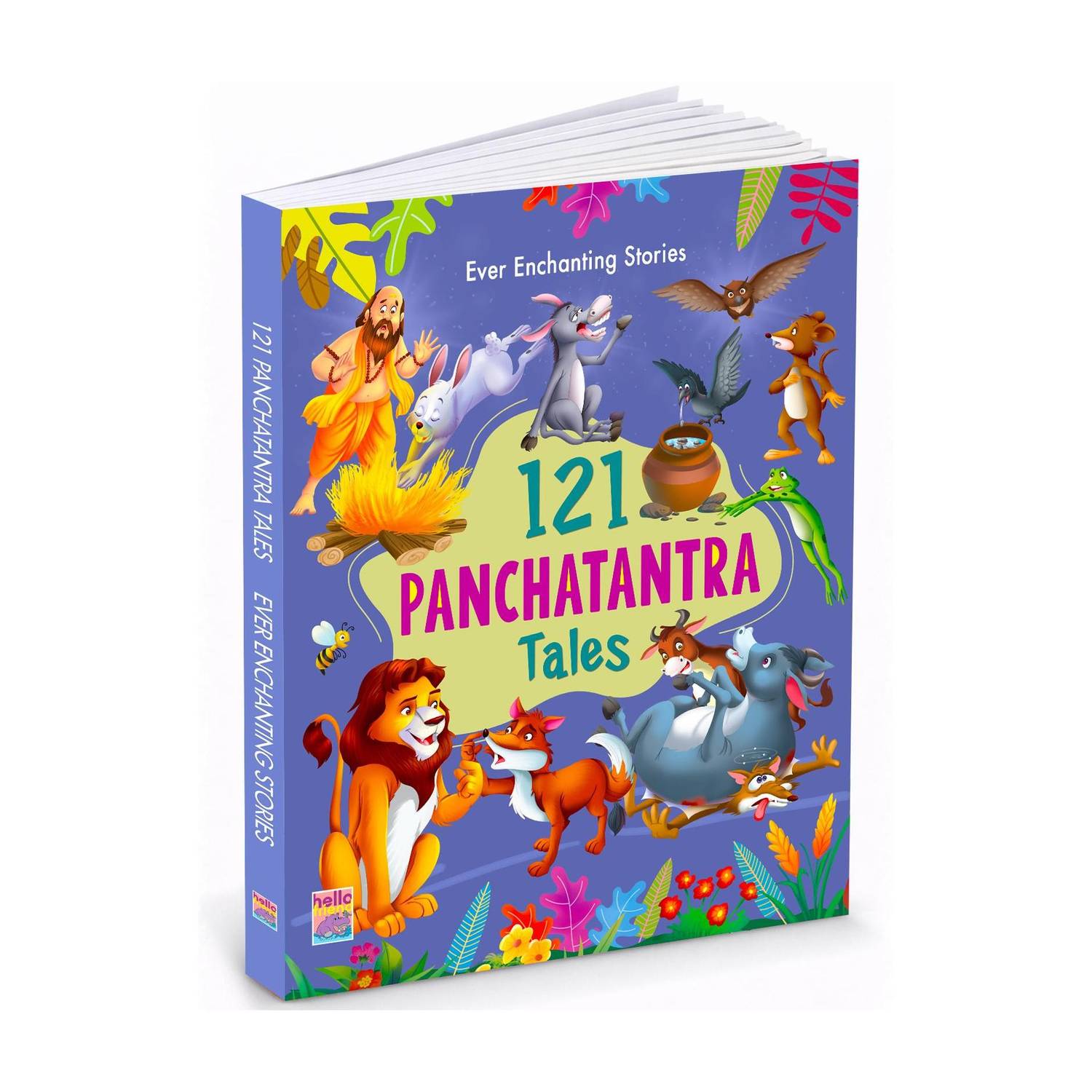 121 Panchatantra Tales Book 64pp (Edition01)  - Panchatantra Illustrated Story Books for Kids and Children's - Bedtime Moral Short Stories with Colorful Pictures in English - Ages 3+ Years with 64 Disc