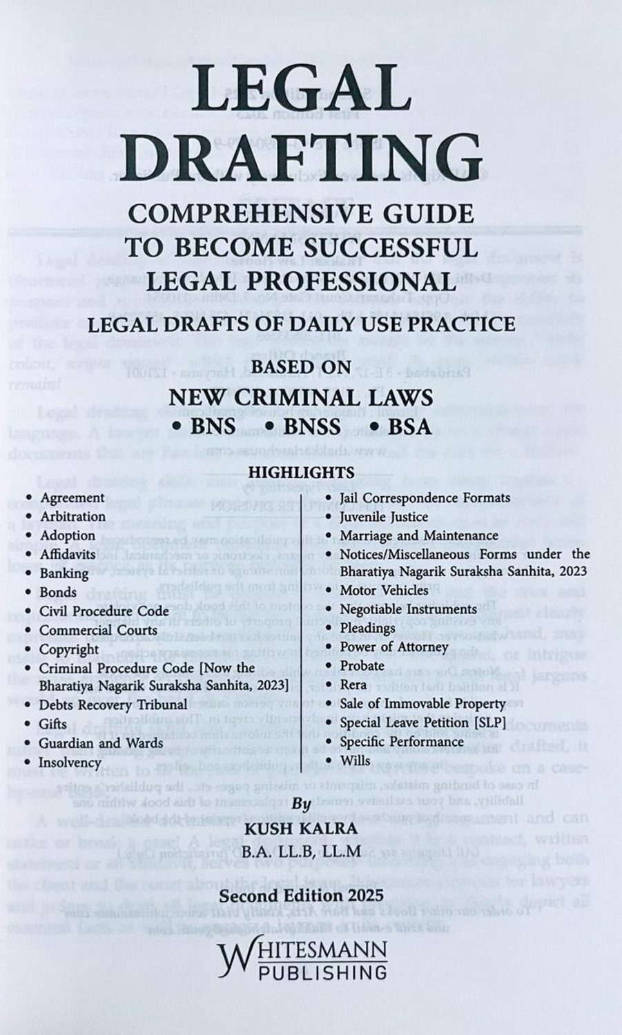 Image of Legal Drafting - Comprehensive Guide to Become Successful Legal Professional