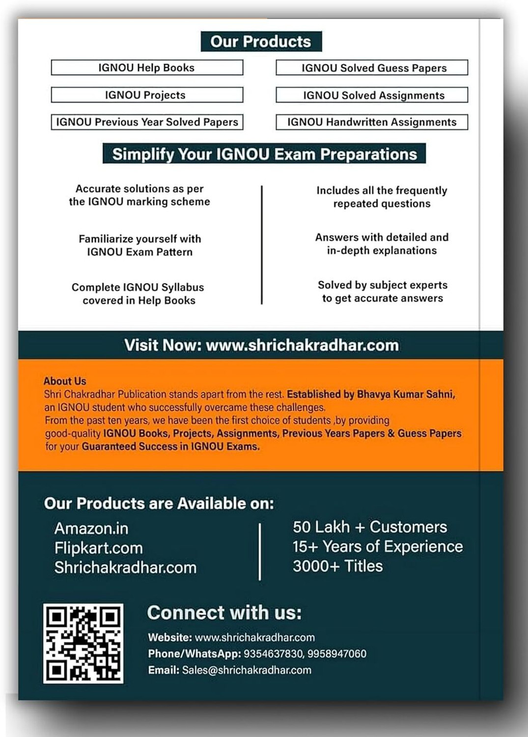 Image of PGDT IGNOU Study Material Combo in Hindi Medium (Set of 5 IGNOU Guide Books including MTT 051, MTT 052, MTT 053, MTT 054 & MTT 055) (PG Diploma in Translation Studies) with Solved PYQs & Chapter-Wise Questions - Get the PDF of this book at Rs. 99, WhatsApp us at +919354637830, or visit our website shrichakradhar.com.