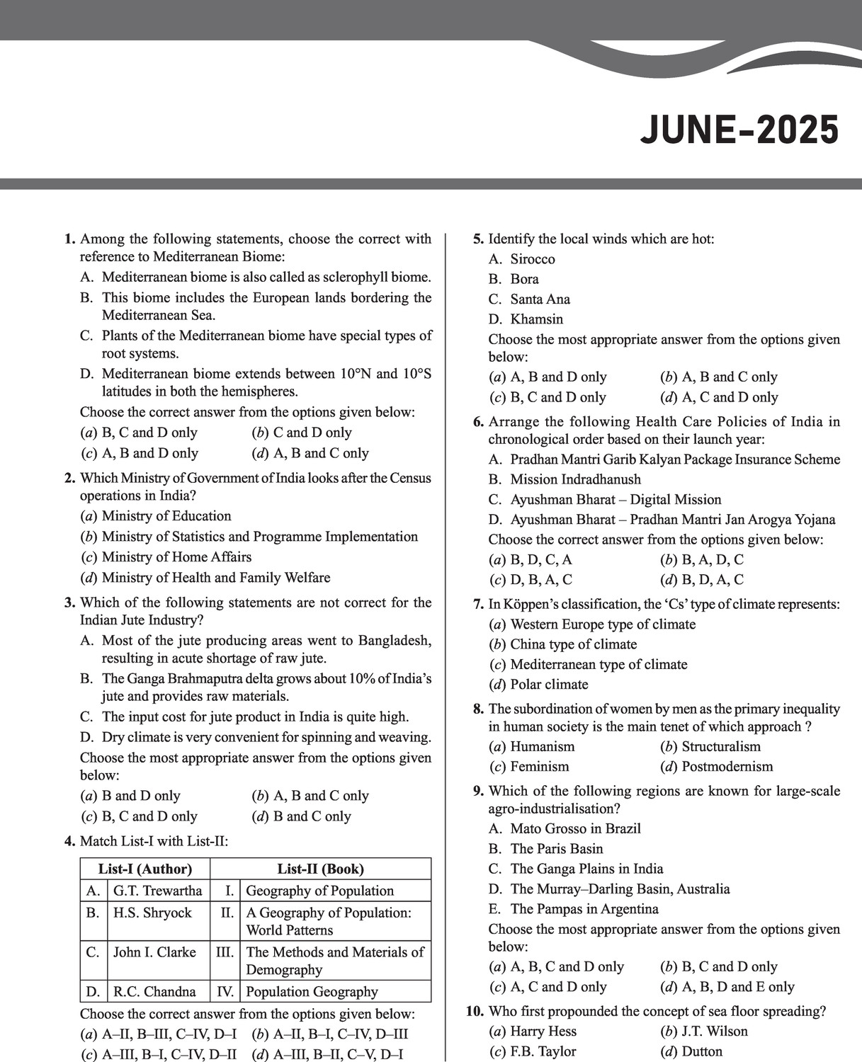 Image of PW UGC-NET Geography PYQ 11 Years (2014-2025) With June 2025 Session