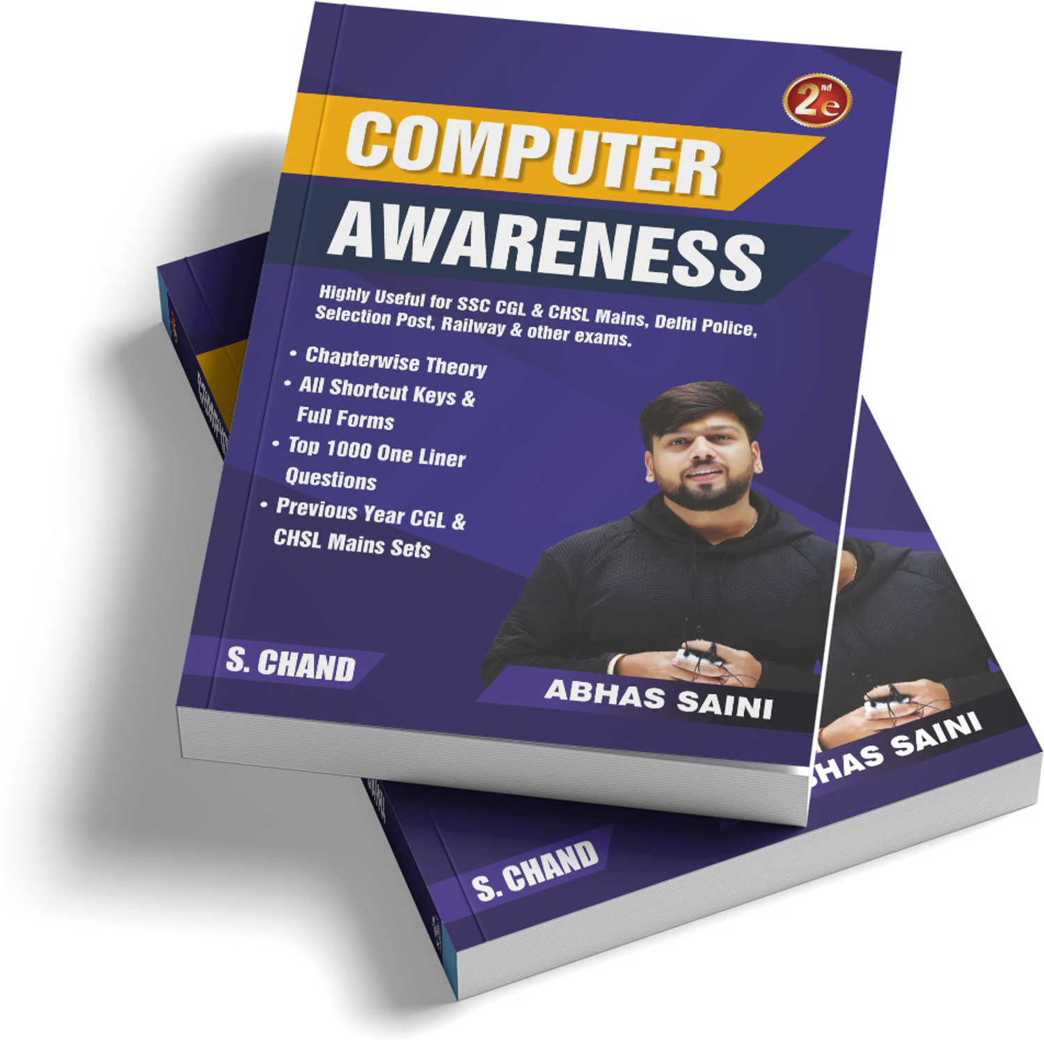 Image of Super Practice Sets + Computer Awareness Book 2025 - 2026 (Best Combo Set Of 2 Books) For SSC CGL Tier 1 & 2, CHSL Mains, GD, MTS, Delhi Police Constable, RRB Railway, IBPS, Bank PO, Banking Exam, DSSSB, UPSC & Other Competitive Exams | Maths + Reasoning + Computer Awareness | PYQ Previous Year Question | By Abhas Saini
