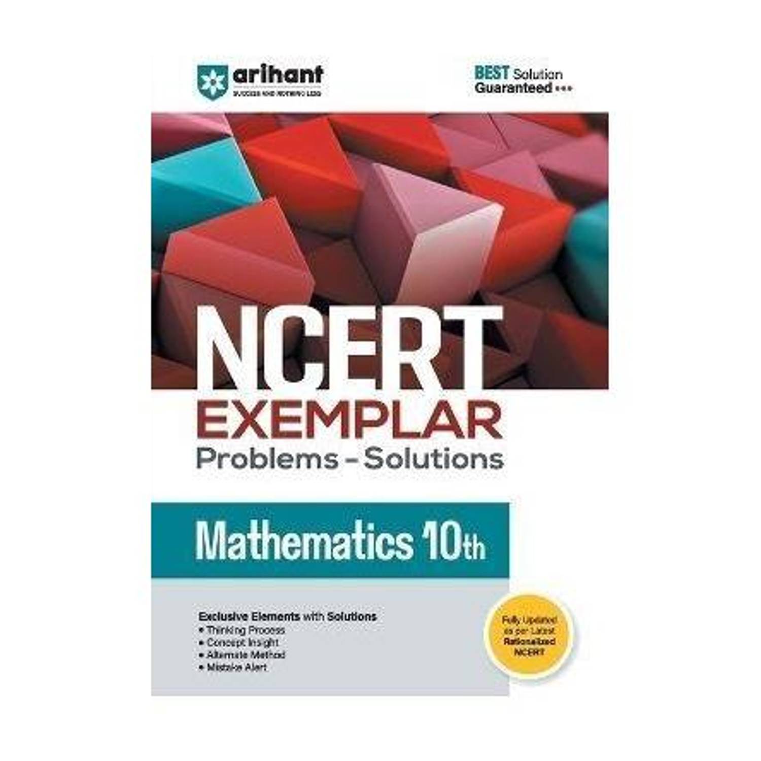 Arihant NCERT Exemplar Mathematics Class 10th Problems & Solutions with Exclusive Elements Thinking Process, Concept Insight, Mistake Alert | For Exam 2026-27