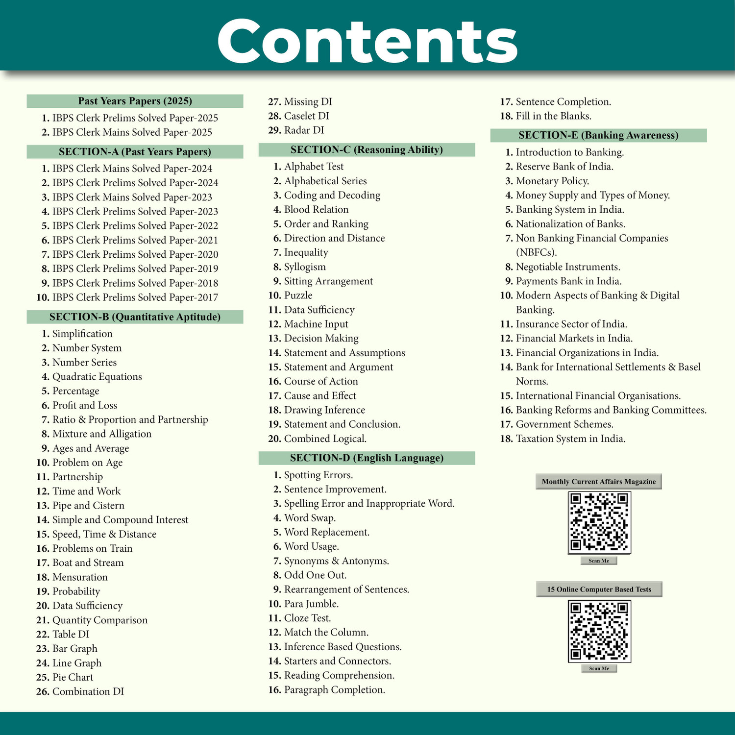 Image of PW All in One IBPS Clerk 2026 Book Prelims & Mains Exams