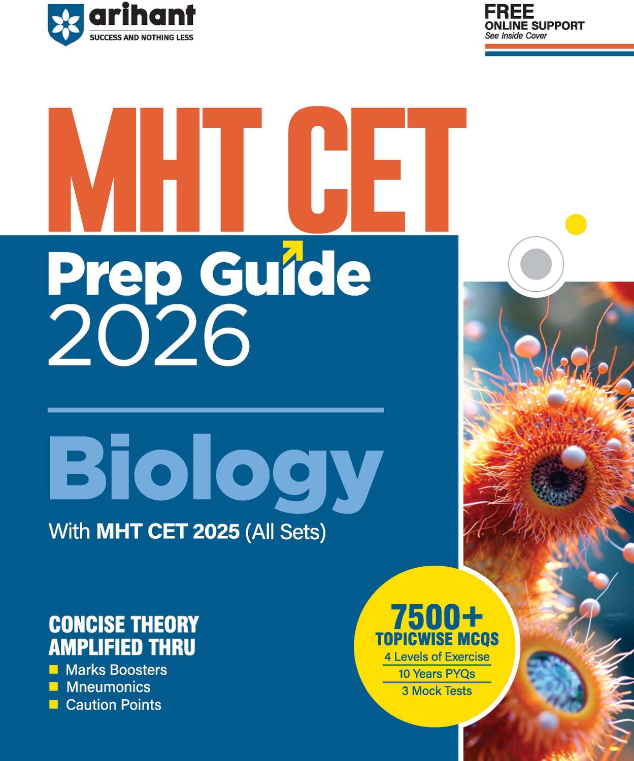 Old Edition) Arihant Maharashtra CET Guide Biology For Exam 2026