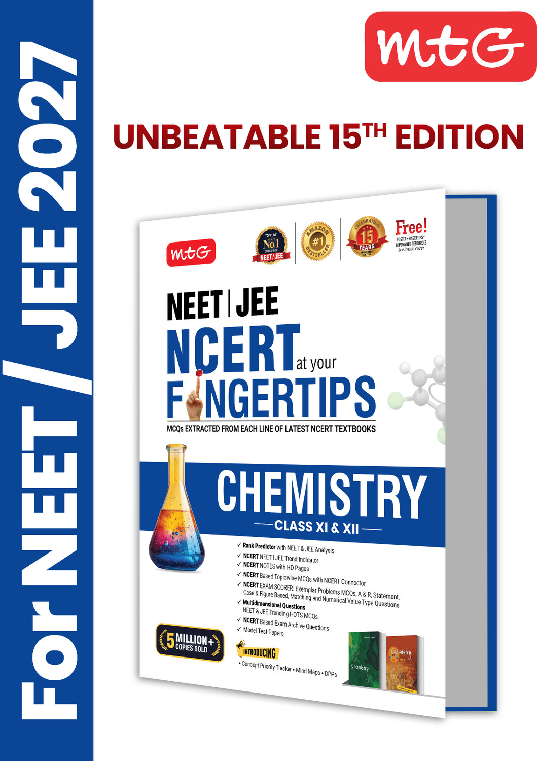 Image of MTG NCERT at your Fingertips Chemistry For NEET & JEE Exam 2026-2027