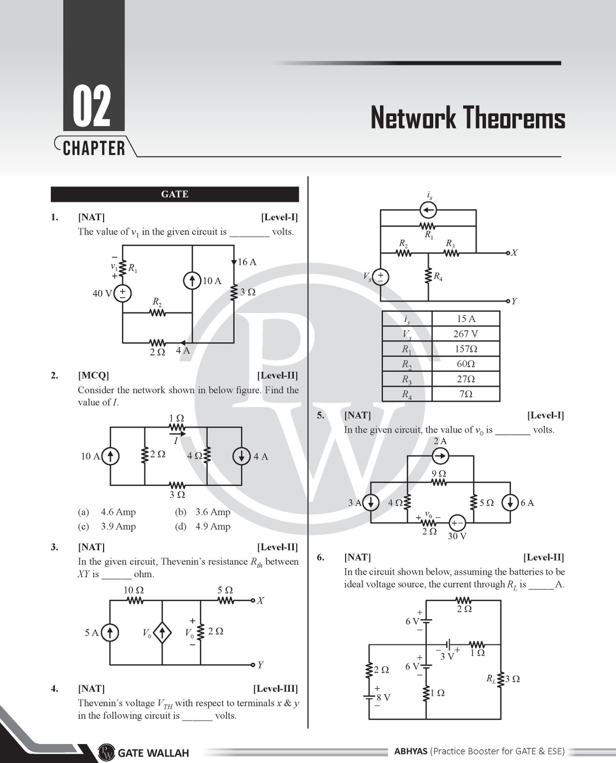 Image of PW GATE Abhyas Practice Booster For Electrical with Mathematics & General Aptitude-3 Books