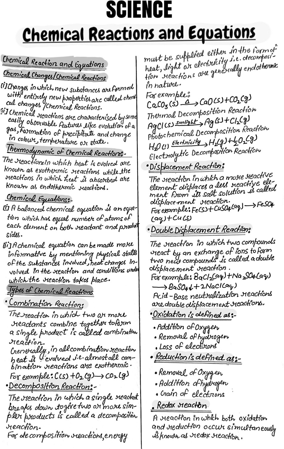 Image of PW CBSE Class 10th Chapter-wise Topper's Handwritten Short Notes for 2027 Board Exams | Mathematics, Science & Social Science