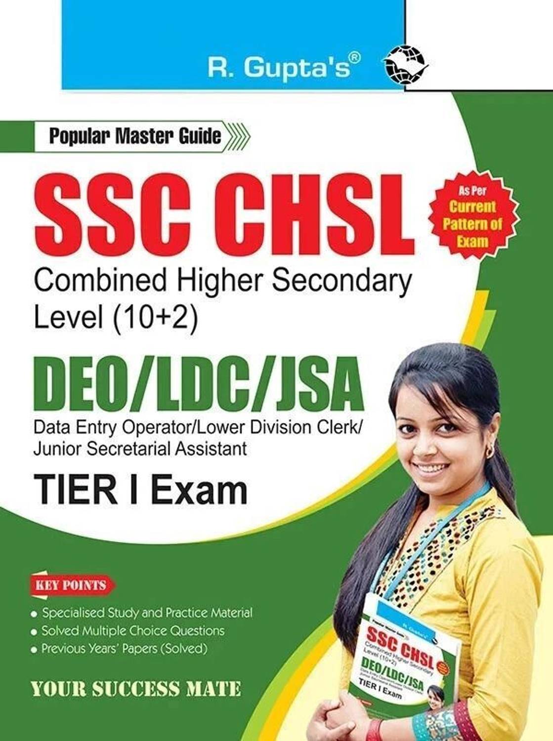 SSC: CHSL (10+2) DEO/LDC/JSA (Tier-I) Exam Guide 2027 Edition: Buy