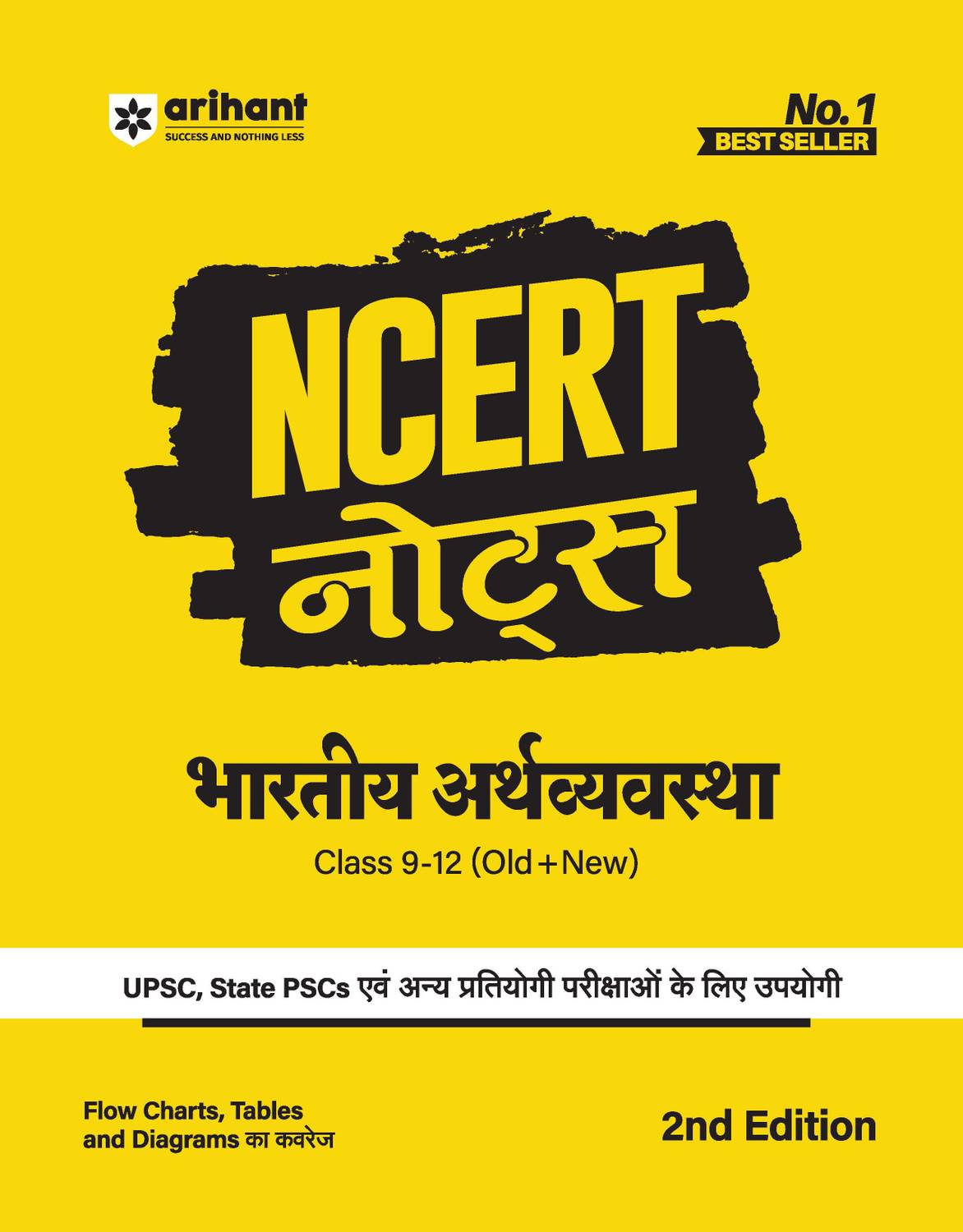 NCERT Notes Bhartiye Arthvyavastha | Class 9 to 12 (Old + New) | Useful for UPSC, State PSCs & Other Competitive Exams | Coverage of Flow Charts, Maps & Diagrams | 2nd Edition