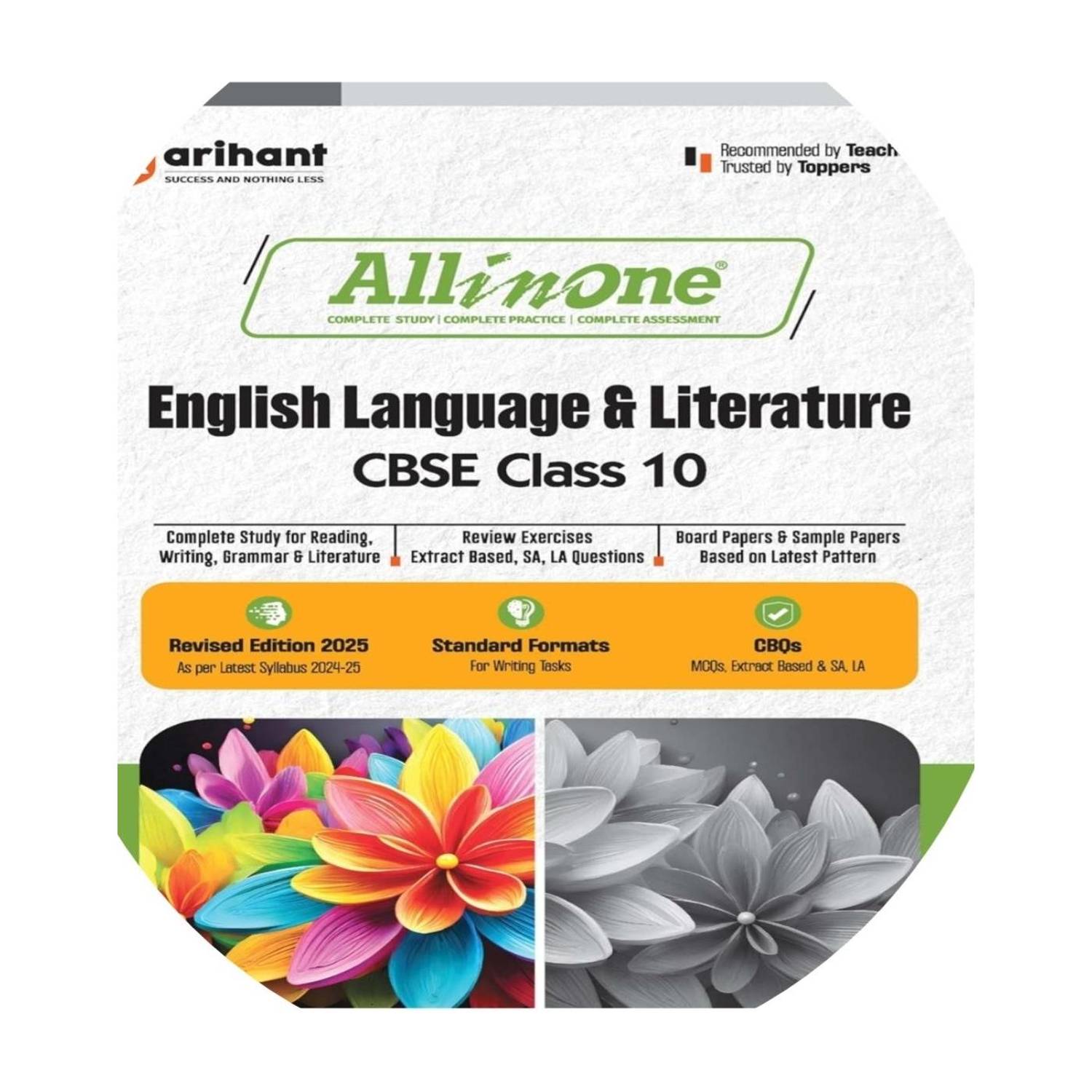 All In One English Language & Literature CBSE Class 10th Based On Latest NCERT For CBSE Exams 2025 | Mind map in each chapter | Clear & Concise Theory | Intext & Chapter Exercises | Sample Question Papers