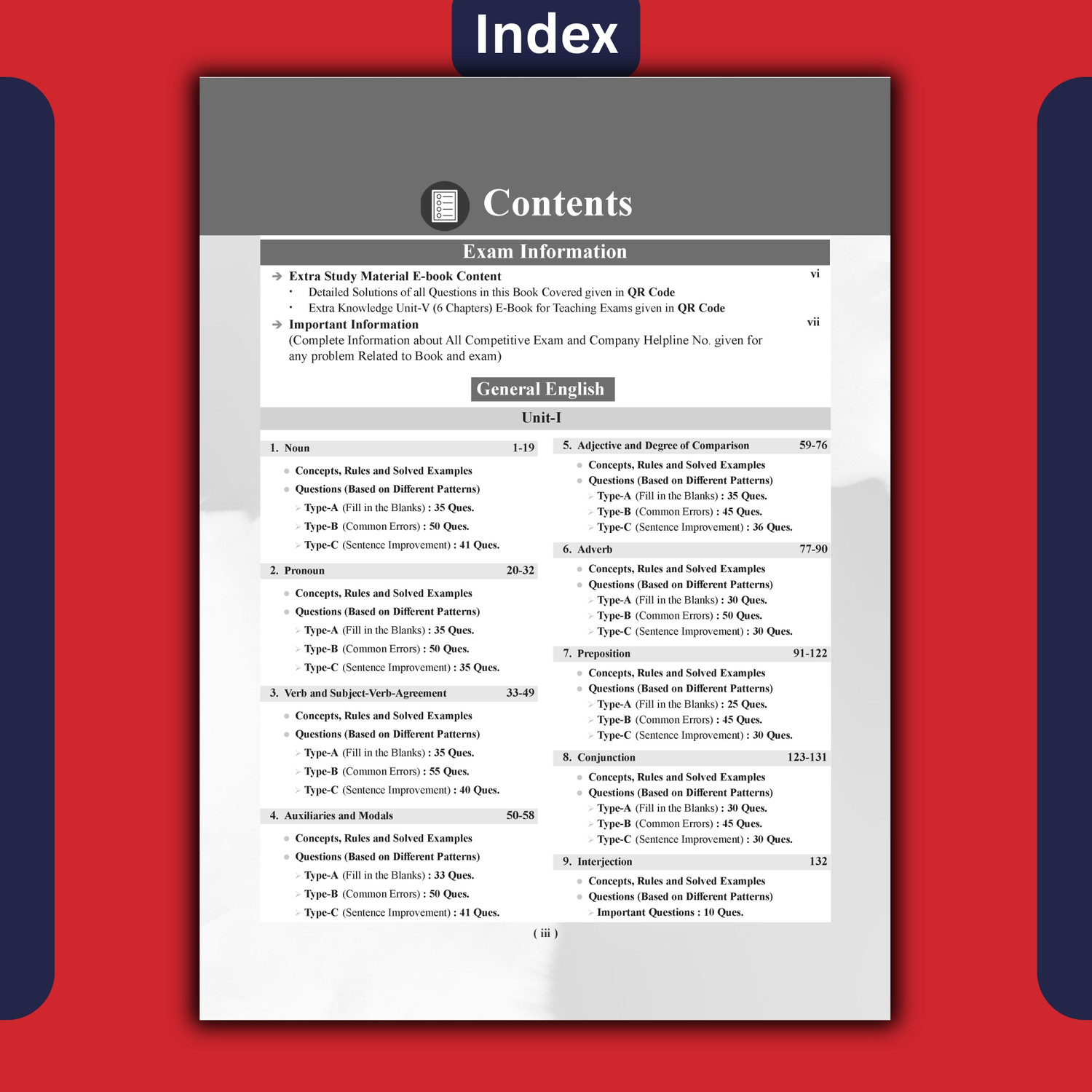 Image of Examcart All Competitive Exams General English Book 2026 | Complete Grammar, Vocabulary & 3000+ Practice Questions | SSC, Bank, NDA, CDS, Agniveer, DSSSB, UPSC, PCS, Police & Teaching Exam (Bilingual)