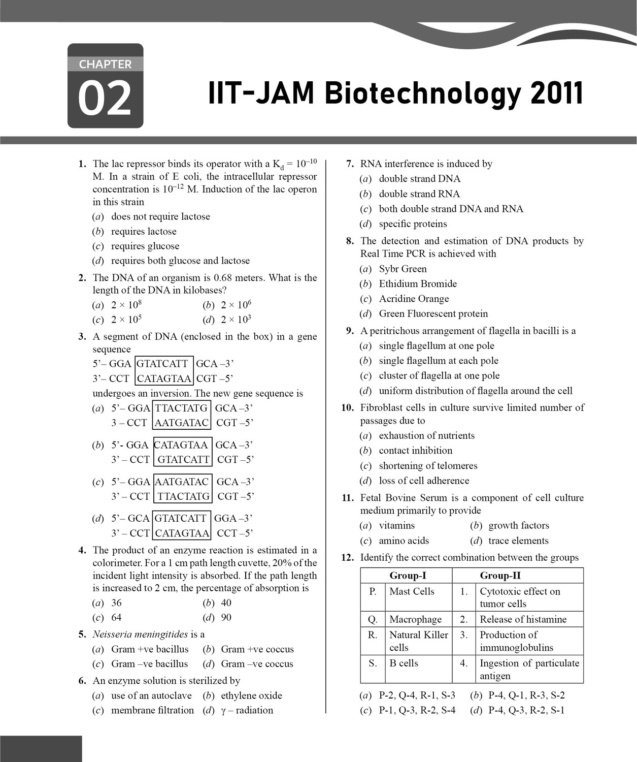 Image of PW Mega Solution Series Biotechnology Biochemistry Microbiology Vol 1 By Debasish Kar