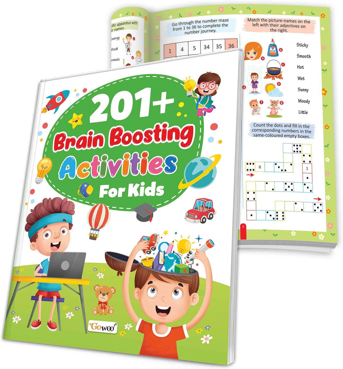 201+ Brain Boosting Activities For Kids :- logical reasoning activity book for preschoolers, Mind sharpening activities for kids, spot the difference activity book for kindergarten