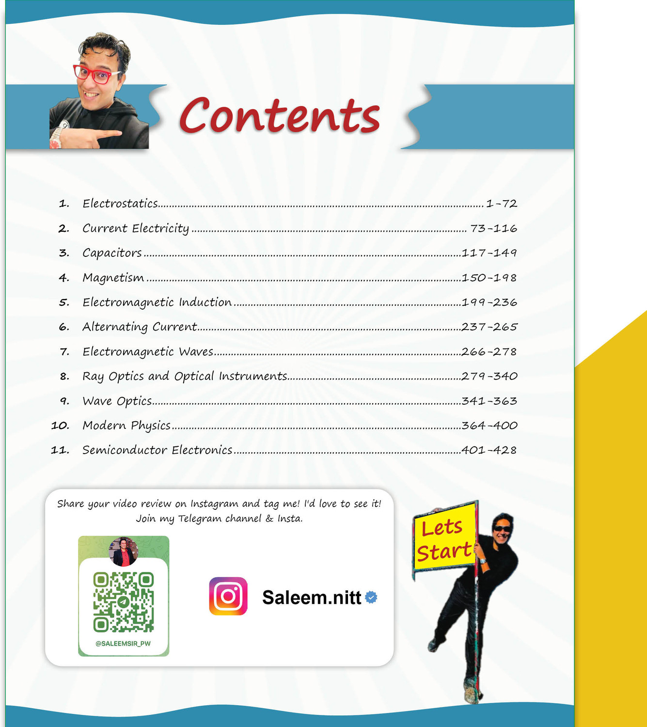 Image of PW SKC Physics Crush Class 12 Handwritten Format Notes (Second Edition) By Saleem Sir