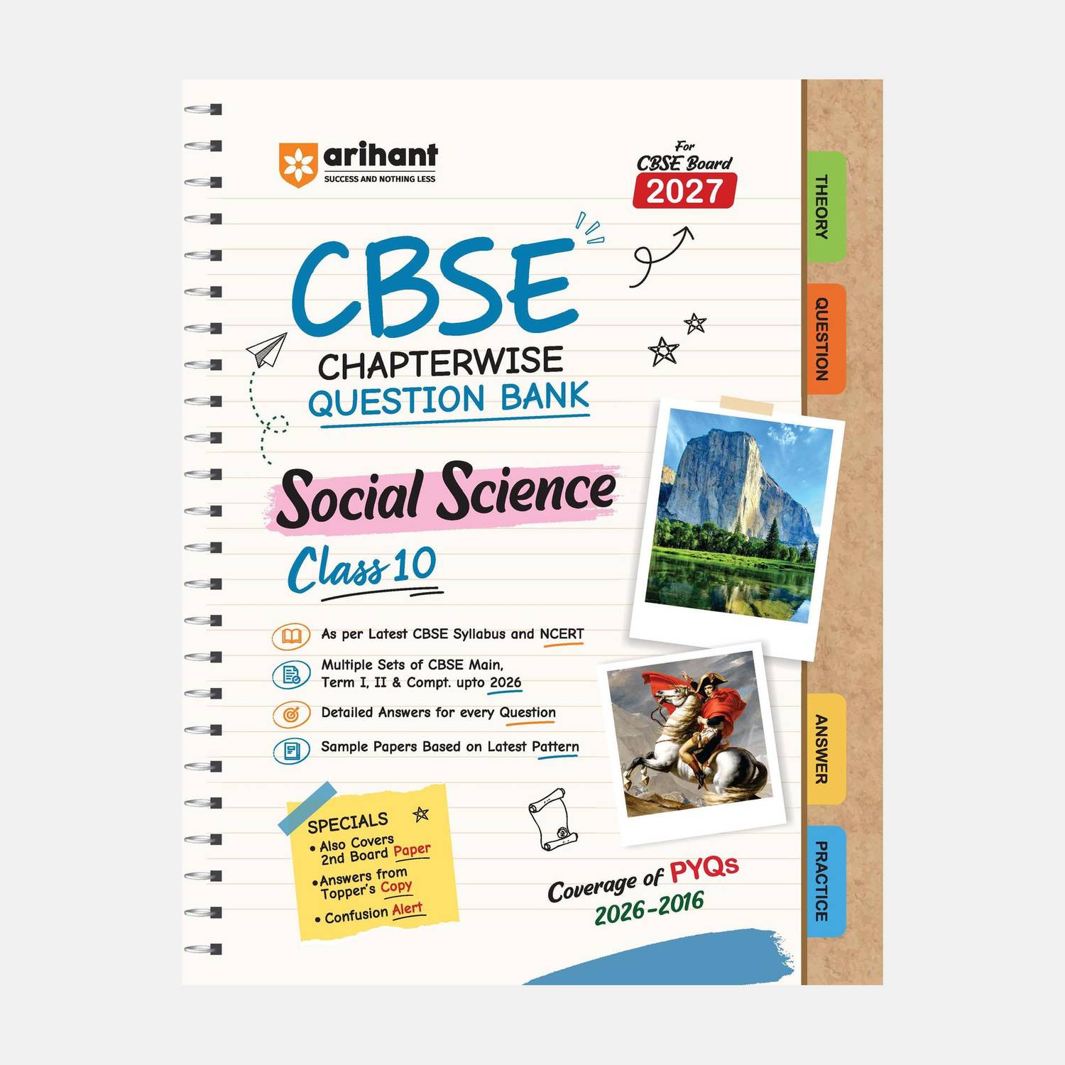 Arihant CBSE Question Bank Class 10 Social Science 2027 - Image 1