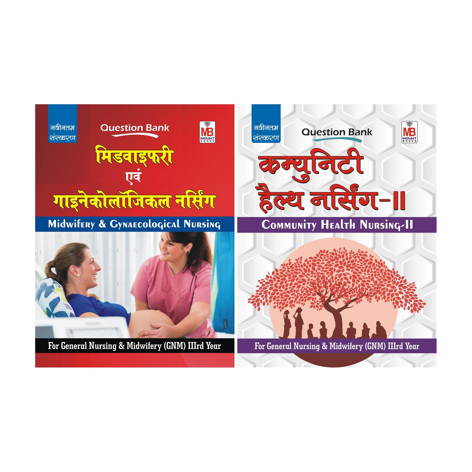 Image of GNM 3rd Year QB (Hindi Medium) [Set of 2 Books]