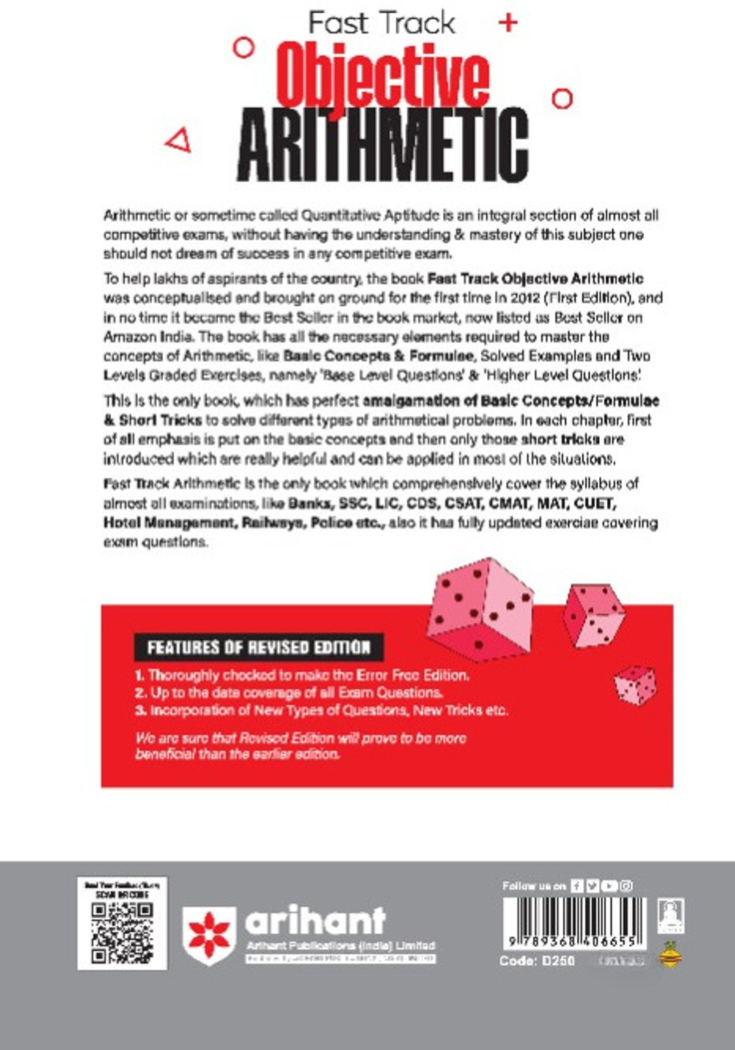 Image of (Old Edition) Fast Track Objective Arithmetic