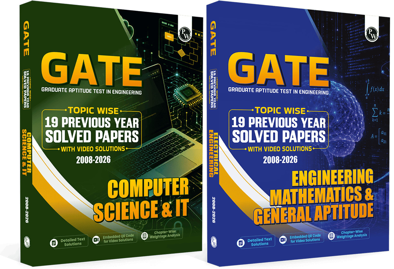 Image of PW GATEWALLAH CS & IT and Engineering Maths & General Aptitude PYQ Combo 2027