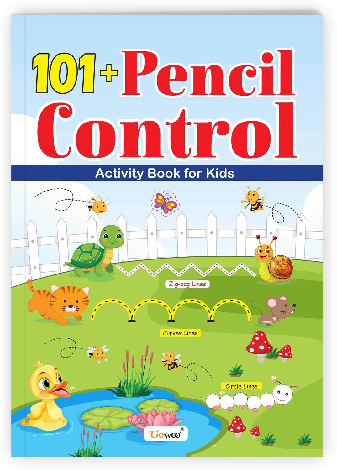 101+ Pencil Control Activity Book for Kids : Tracing Lines, Shapes and Patterns Workbook for Toddlers, Early Writing Fun, Preschool writing book