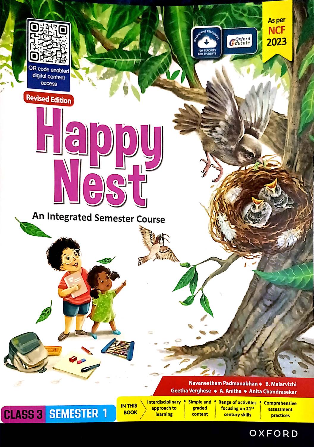 Oxford Revised Happy Nest Class 3 Semester 1: Buy Oxford Revised
