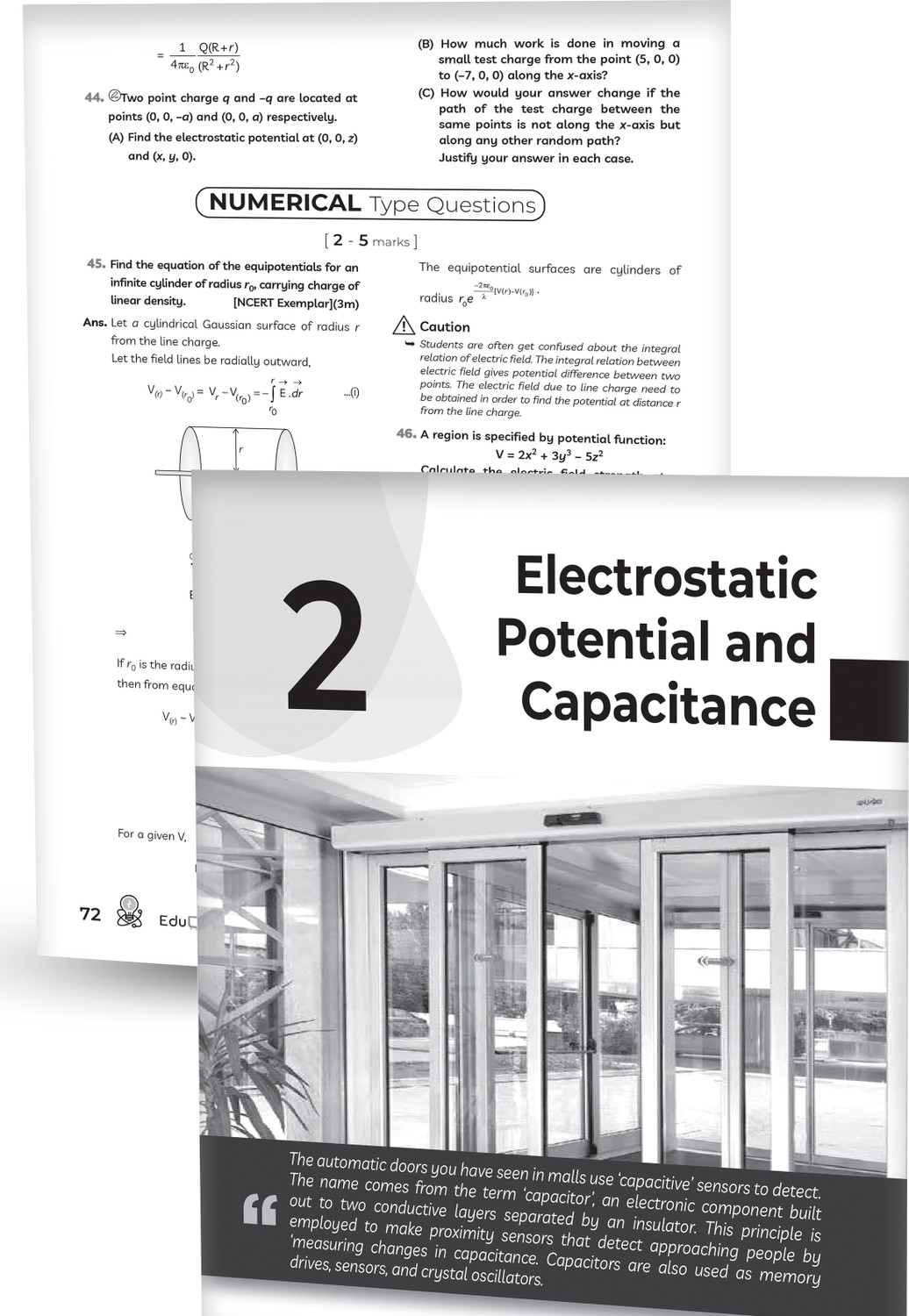 Image of Educart CBSE Class 12 Physics Question Bank 2026-27 (Strictly Based on Syllabus for 2027 Exam)