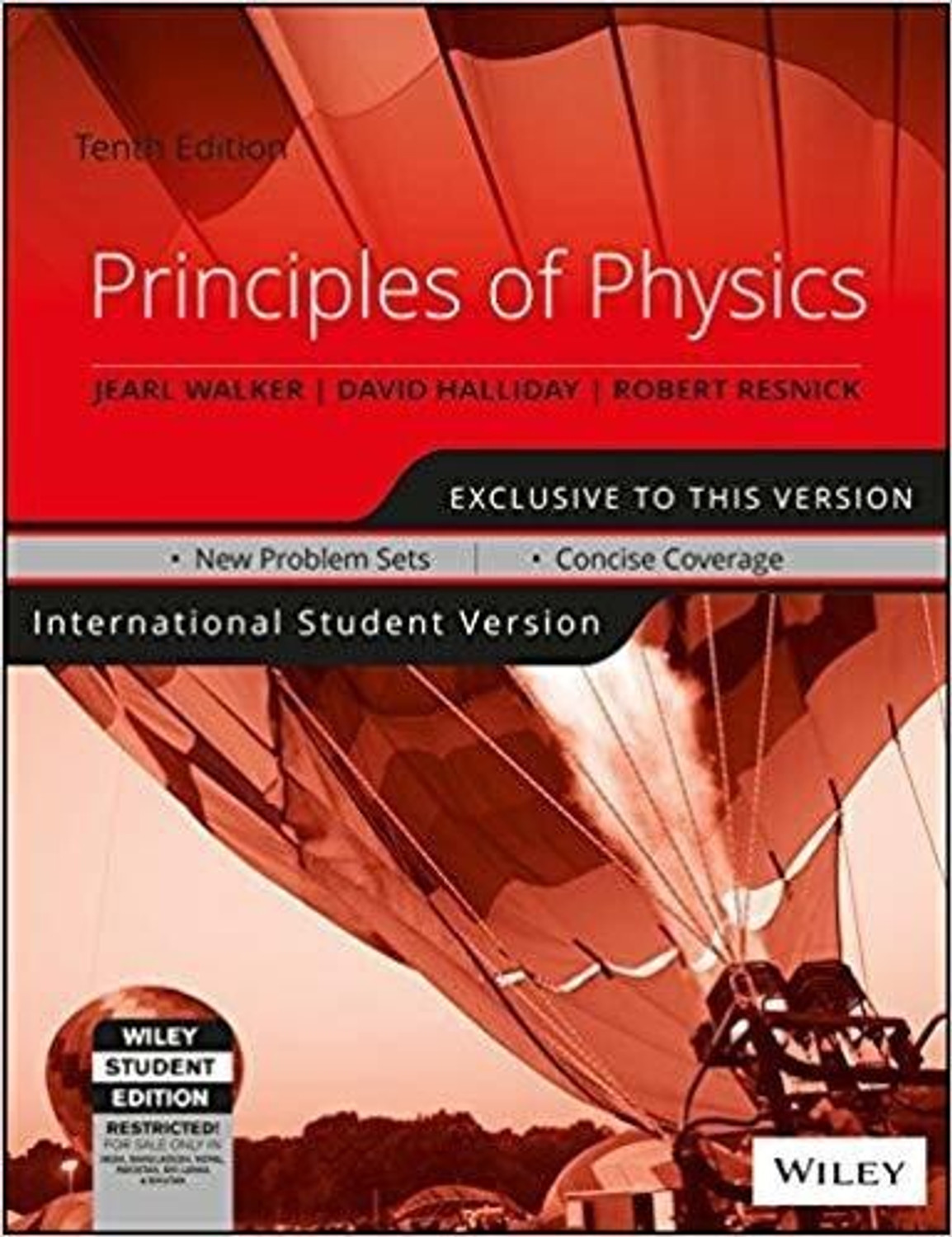Image of Principles of Physics, International Student Version 10 Edition